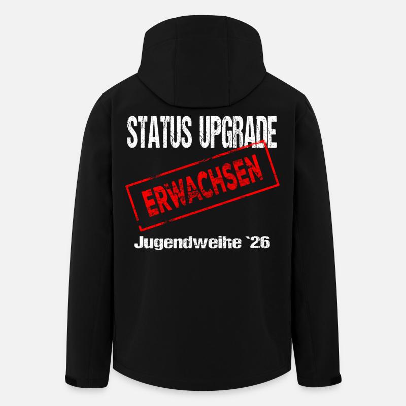 Jugendweihe - Jugendweihe 2026 - Men’s Recycled Softshell Jacket by Stanley/Stella - black
