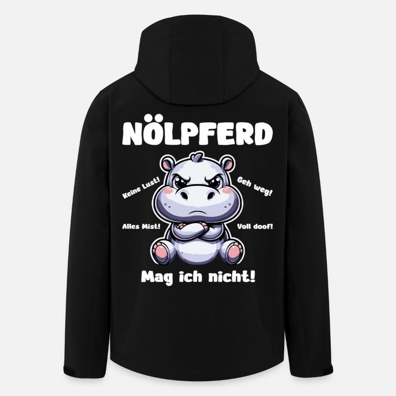 Nölpferd - Men’s Recycled Softshell Jacket by Stanley/Stella - black