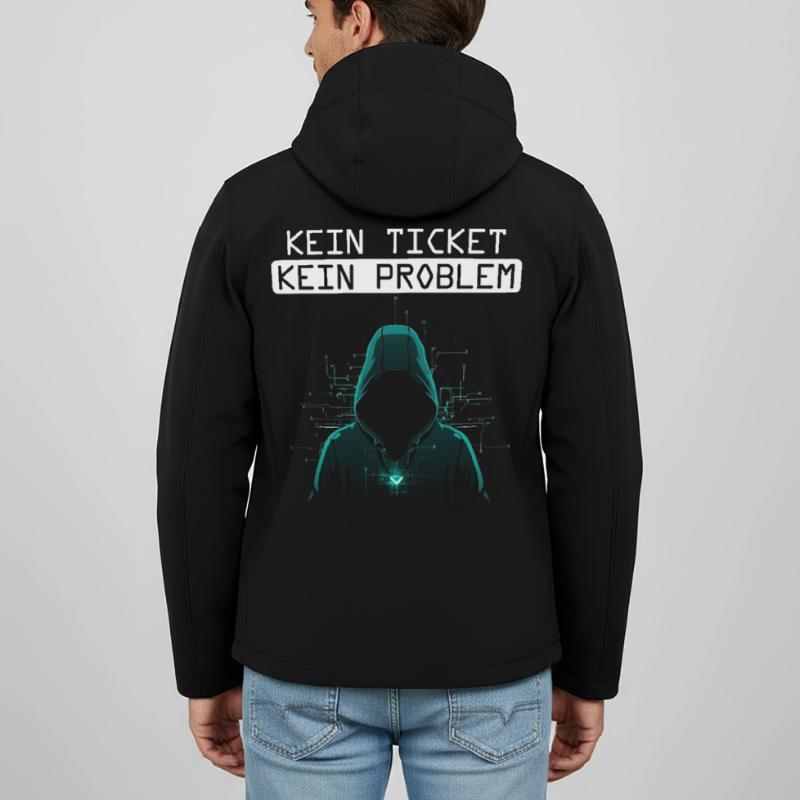 Computer Science NO TICKET NO PROBLEM FUNNY Men’s Recycled Softshell Jacket by Stanley/Stella