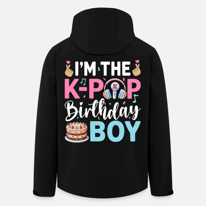 I'm The K-Pop Birthday Boy - Men’s Recycled Softshell Jacket by Stanley/Stella - black