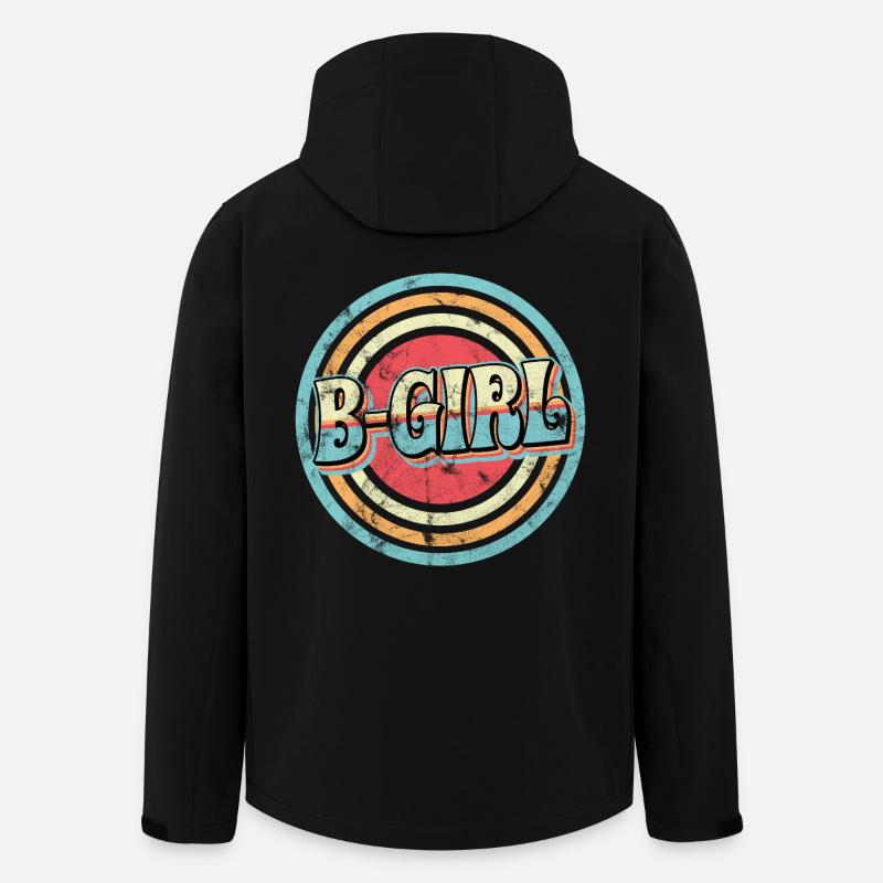 b-Girl Breakdance Girl - Recycelte Männer Softshell-Jacke von Stanley/Stella - Schwarz
