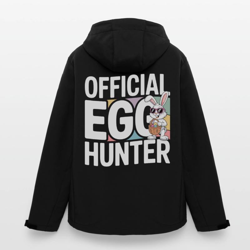Official Egg Hunter Easter Bunny Easter Humor Men’s Recycled Softshell Jacket by Stanley/Stella