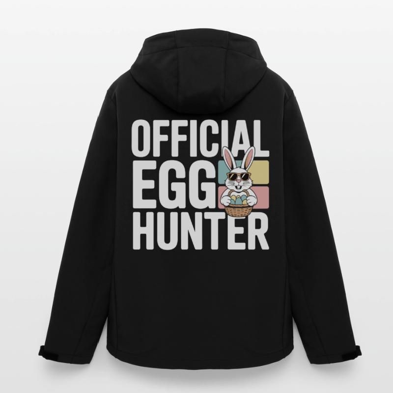 Official Egg Hunter Easter Bunny Easter Humor Men’s Recycled Softshell Jacket by Stanley/Stella