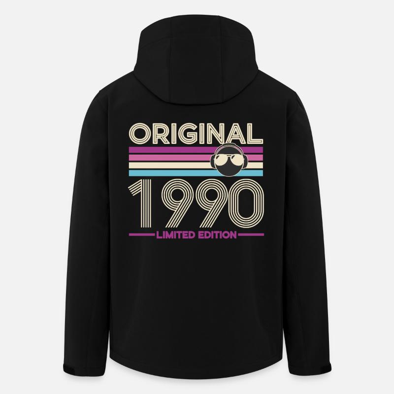 Originale limitierte Edition von 1990 - Recycelte Männer Softshell-Jacke von Stanley/Stella - Schwarz