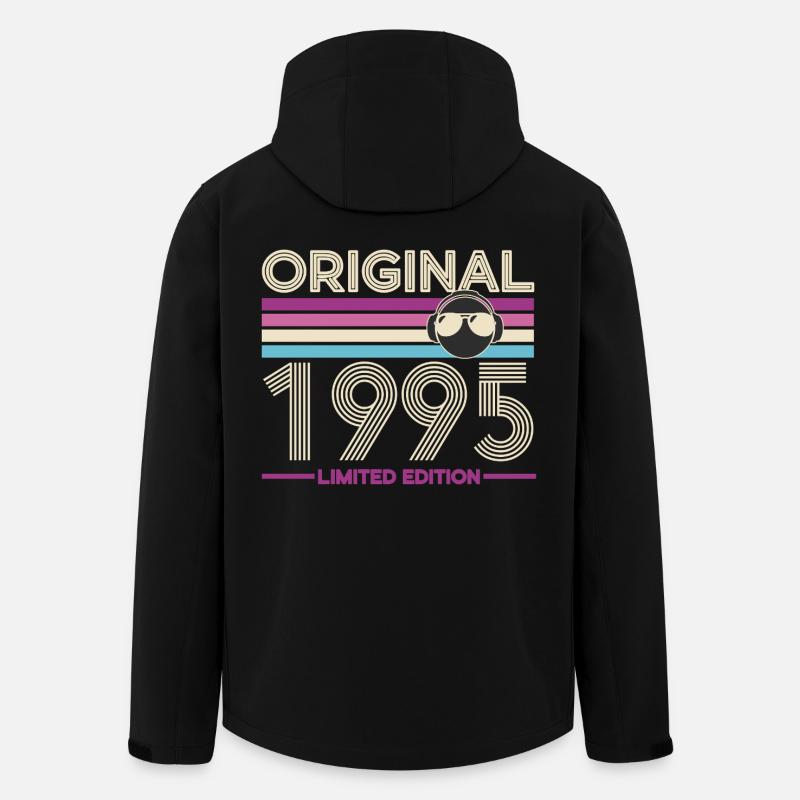 Original 1995 Édition Limitée - Veste softshell homme en polyester recyclé Stanley/Stella - noir