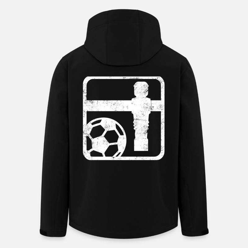 Baby-foot - Veste softshell homme en polyester recyclé Stanley/Stella - noir