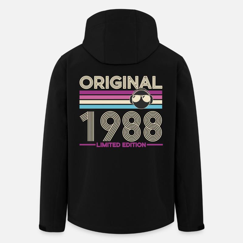 Original 1988 Limited Edition - Men’s Recycled Softshell Jacket by Stanley/Stella - black