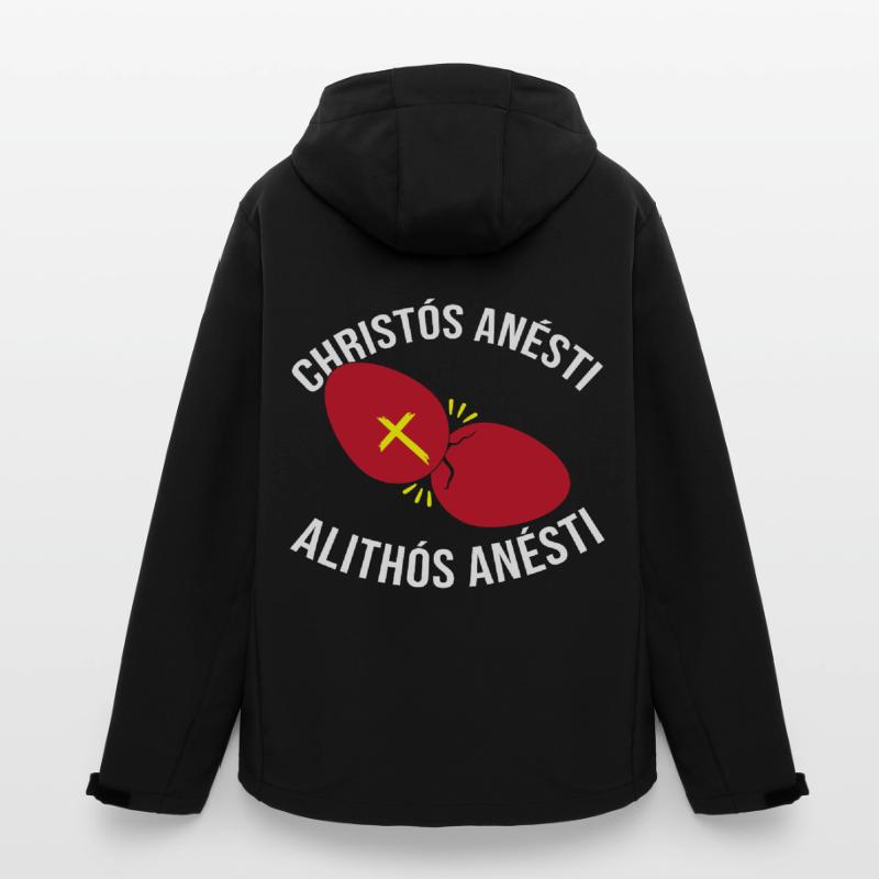 Greek Easter Easter Egg Happy Easter Men’s Recycled Softshell Jacket by Stanley/Stella