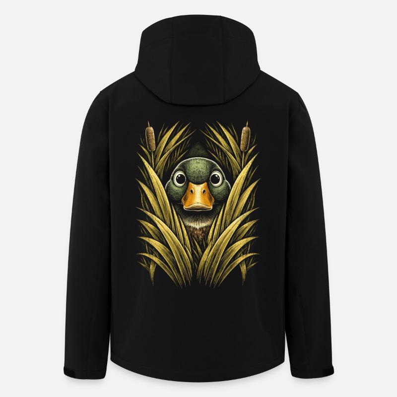 Entenjagd - Recycelte Männer Softshell-Jacke von Stanley/Stella - Schwarz