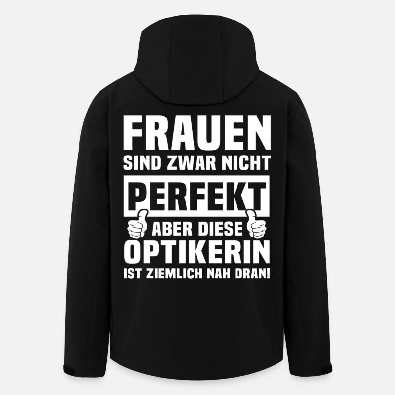 Beste Optikerin - Recycelte Männer Softshell-Jacke von Stanley/Stella - Schwarz
