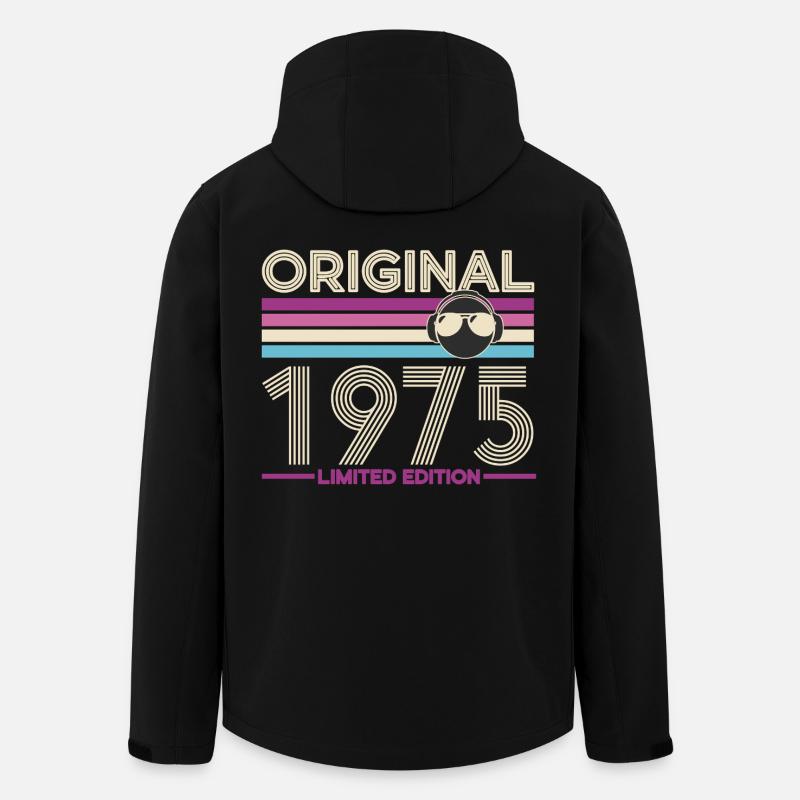 Original 1975 Édition Limitée - Veste softshell homme en polyester recyclé Stanley/Stella - noir
