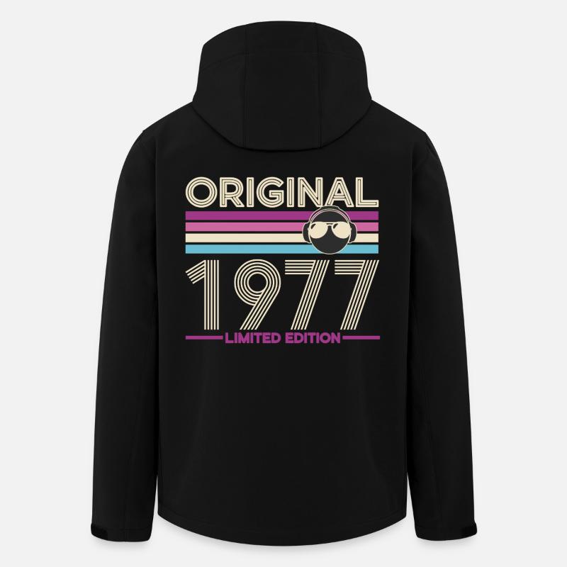 Originaler Remix von 1977 - Recycelte Männer Softshell-Jacke von Stanley/Stella - Schwarz