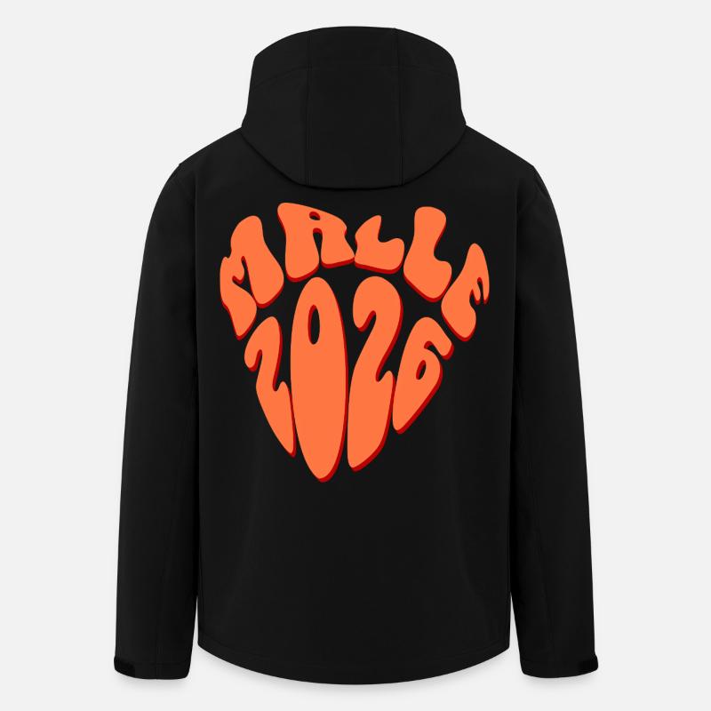 Malle 2026 - Recycelte Männer Softshell-Jacke von Stanley/Stella - Schwarz