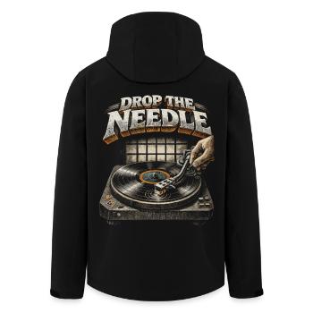 Disques vinyles de collection Vinyl Vinyl Collections - Veste softshell homme en polyester recyclé Stanley/Stella - noir - Dos - AI Model Male 185 light (185cm)