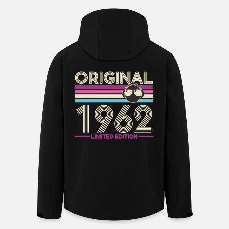 Original 1962 Édition Limitée - Veste softshell homme en polyester recyclé Stanley/Stella - noir