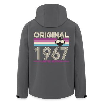 Original 1967 Limited Edition - Veste softshell homme en polyester recyclé Stanley/Stella - noir - Dos - AI Model Male 185 light (185cm)