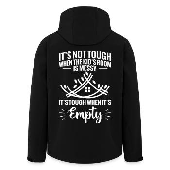 Les parents du nid vide partent pour l’université vide - Veste softshell homme en polyester recyclé Stanley/Stella - noir - Dos - AI Model Male 185 light (185cm)
