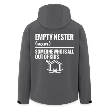 Empty Nester High School Absolvent Sohn Emtpy Nester - Recycelte Männer Softshell-Jacke von Stanley/Stella - Schwarz - Hinten - AI Model Male 185 light (185cm)
