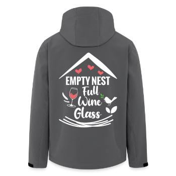 Parents de parents vides partant pour l’université Vides - Veste softshell homme en polyester recyclé Stanley/Stella - noir - Dos - AI Model Male 185 light (185cm)
