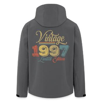 Millésime 1997 - Veste softshell homme en polyester recyclé Stanley/Stella - noir - Dos - AI Model Male 185 light (185cm)