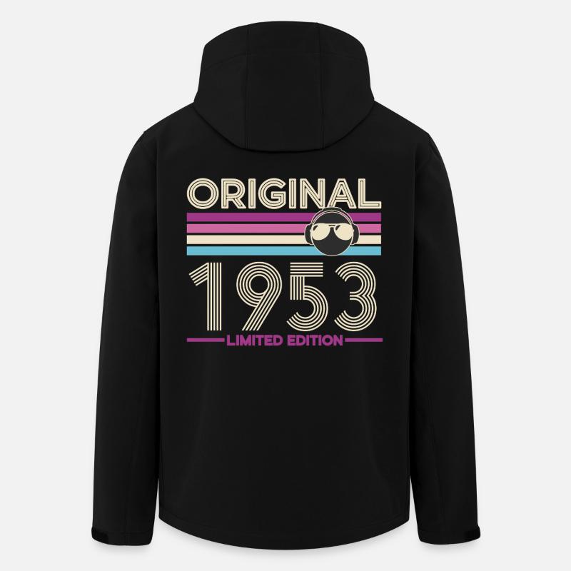 Original 1953 Édition Limitée - Veste softshell homme en polyester recyclé Stanley/Stella - noir