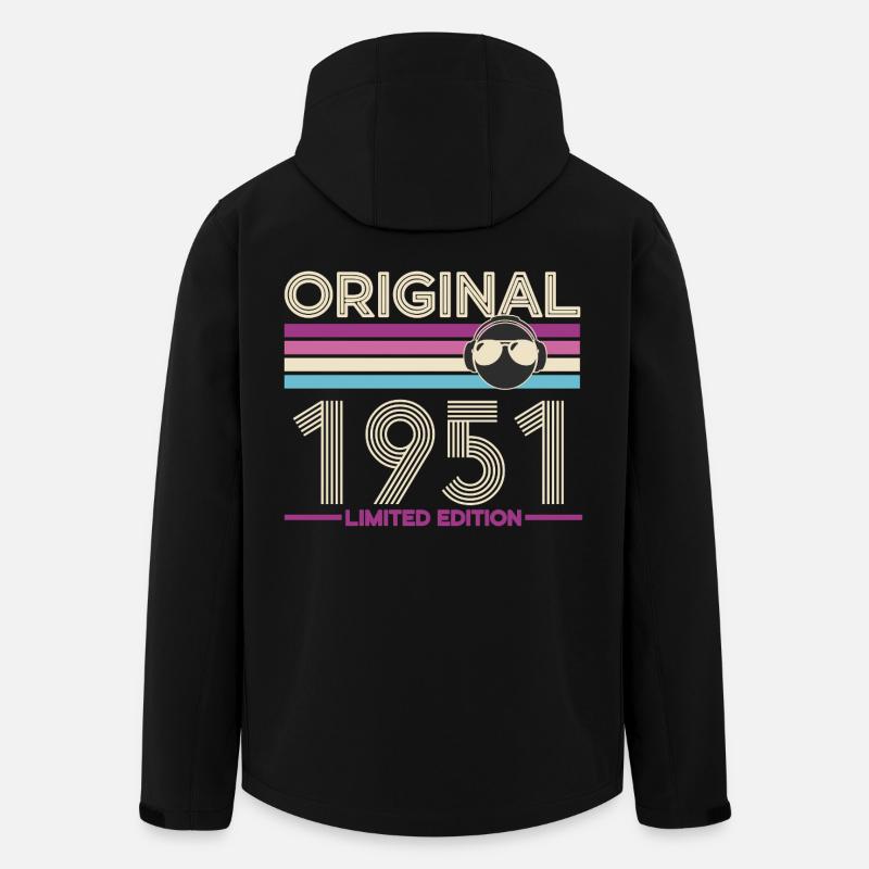 Original 1951 édition limitée - Veste softshell homme en polyester recyclé Stanley/Stella - noir