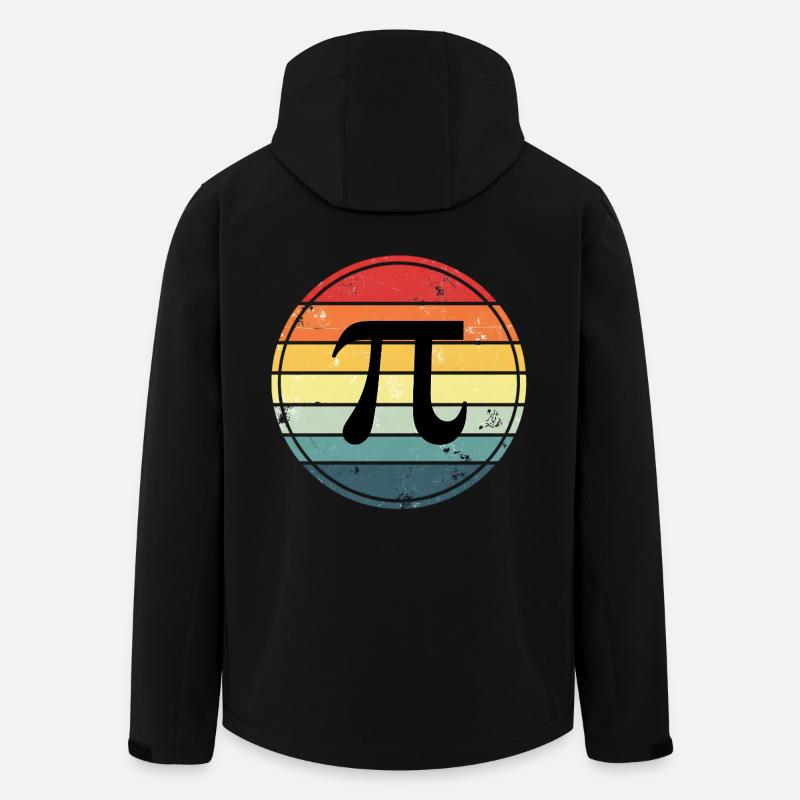 Pi Mathematics - Men’s Recycled Softshell Jacket by Stanley/Stella - black