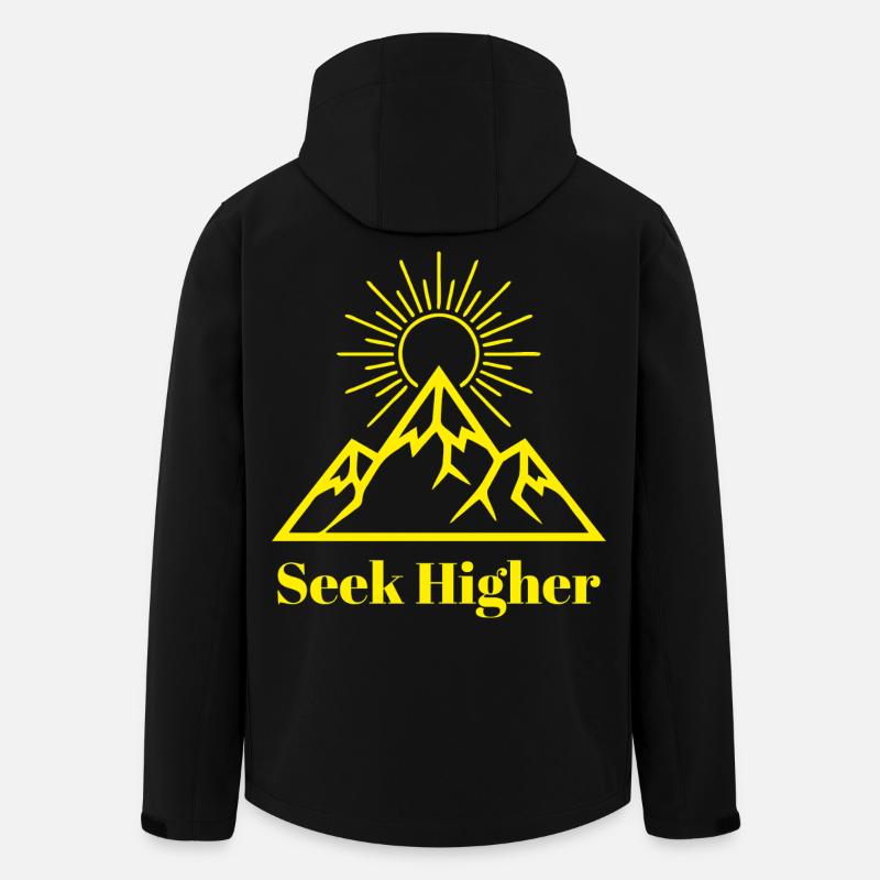 Suche nach höherem Gipfelglanz - Recycelte Männer Softshell-Jacke von Stanley/Stella - Schwarz