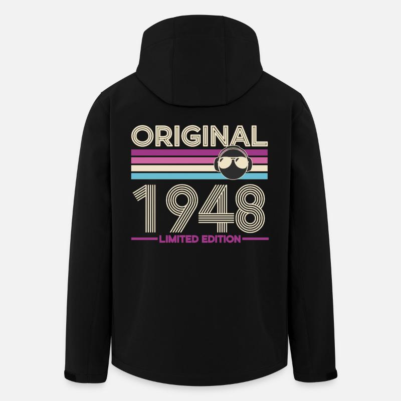 Original 1948 Limited Edition - Men’s Recycled Softshell Jacket by Stanley/Stella - black