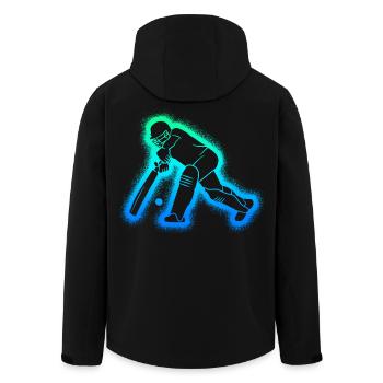 Cricket Garçons Enfants Joueurs de cricket - Veste softshell homme en polyester recyclé Stanley/Stella - noir - Dos - AI Model Male 185 light (185cm)