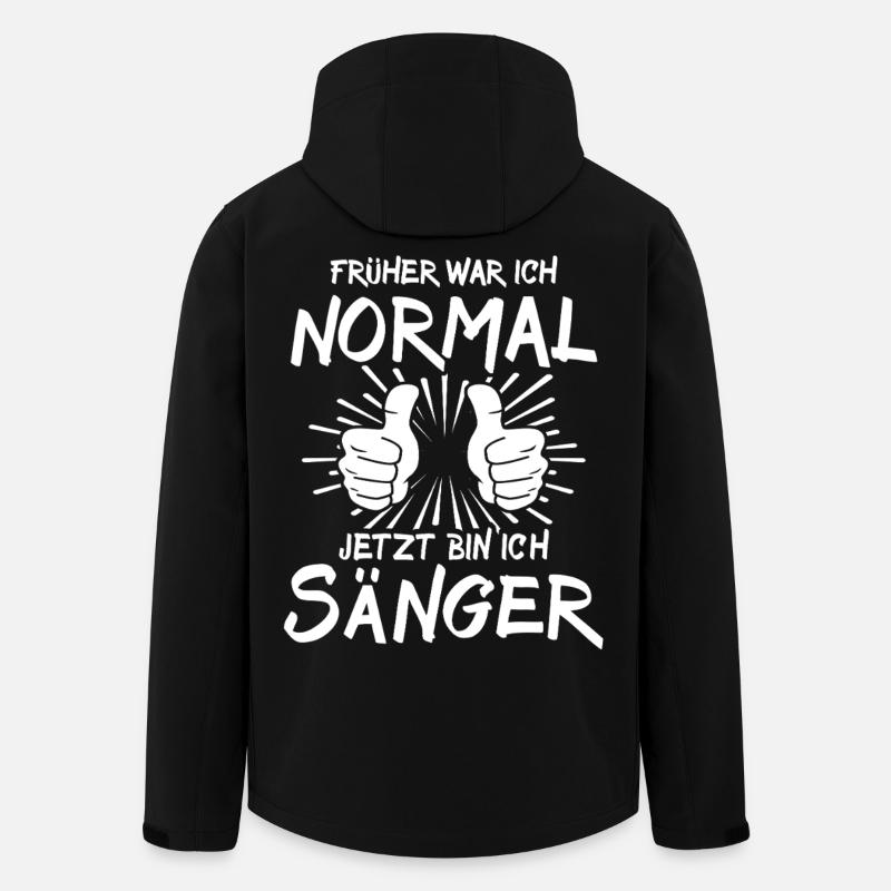 Sänger - Recycelte Männer Softshell-Jacke von Stanley/Stella - Schwarz