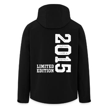 11e anniversaire 2015 Édition limitée garçons filles - Veste softshell homme en polyester recyclé Stanley/Stella - noir - Dos - AI Model Male 185 light (185cm)