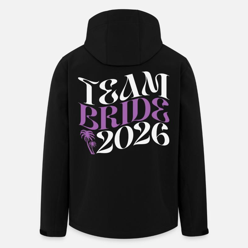 Team Bride Hen Party 2026 - Men’s Recycled Softshell Jacket by Stanley/Stella - black