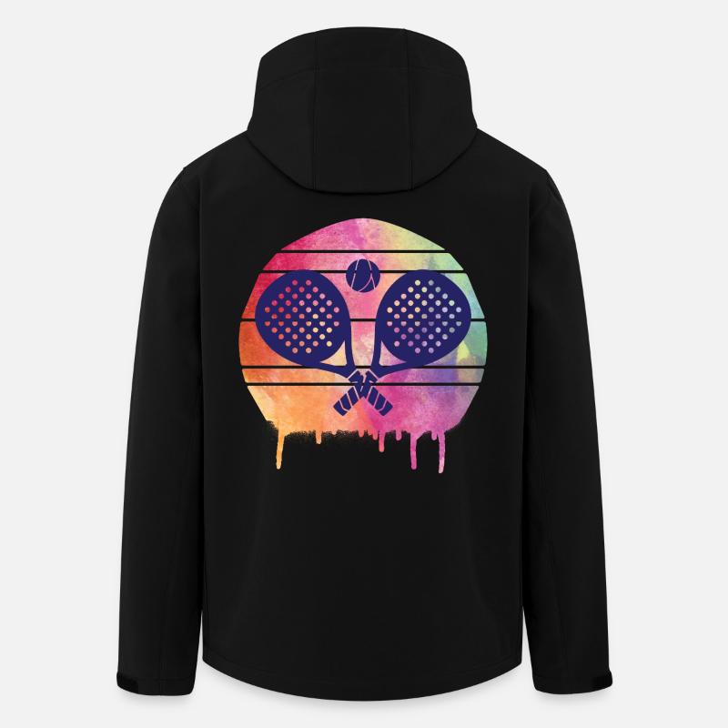 Padel Sport - Recycelte Männer Softshell-Jacke Discoverer von Stanley/Stella - Schwarz