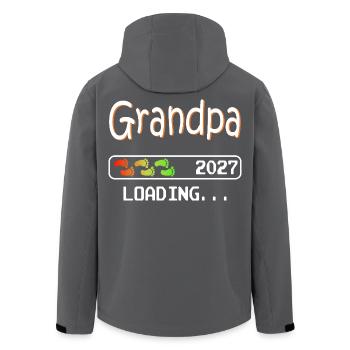 Futur grand-père en 2027 qui embarque son futur grand-père - Veste softshell homme en polyester recyclé Stanley/Stella - noir - Dos - AI Model Male 185 light (185cm)