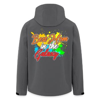 Meilleure maman de la galaxie - Veste softshell homme en polyester recyclé Stanley/Stella - noir - Dos - AI Model Male 185 light (185cm)