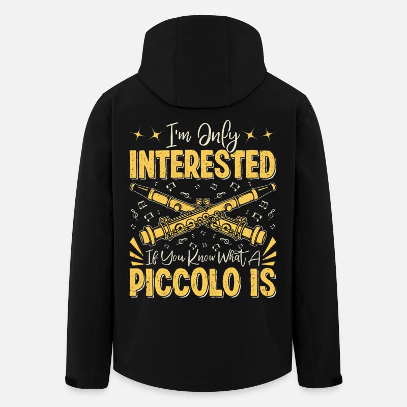 Piccoloist Marching Band Instrumentenmusiker - Recycelte Männer Softshell-Jacke von Stanley/Stella - Schwarz