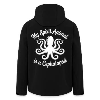 Spirit Tier Oktopus - Veste softshell homme en polyester recyclé Stanley/Stella - noir - Dos - AI Model Male 185 light (185cm)