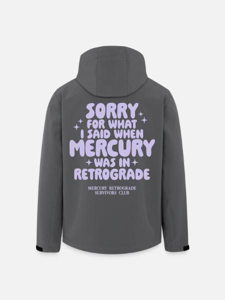 Mercury Retrograde Survivors Club - Men’s Recycled Softshell Jacket by Stanley/Stella - black