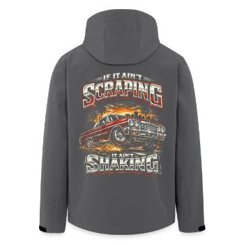 Lowrider Auto If It Aint Scraping It Aint Shaking - Recycelte Männer Softshell-Jacke von Stanley/Stella - Schwarz - Hinten - AI Model Male 185 light (185cm)