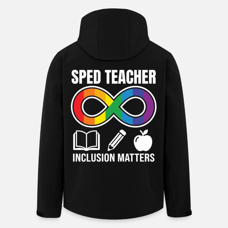 SPED Teacher Inclusion Matters - Recycelte Männer Softshell-Jacke von Stanley/Stella - Schwarz