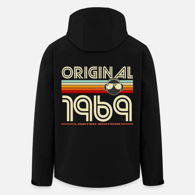 Original 1969 Retro Edition - Veste softshell homme en polyester recyclé Stanley/Stella - noir
