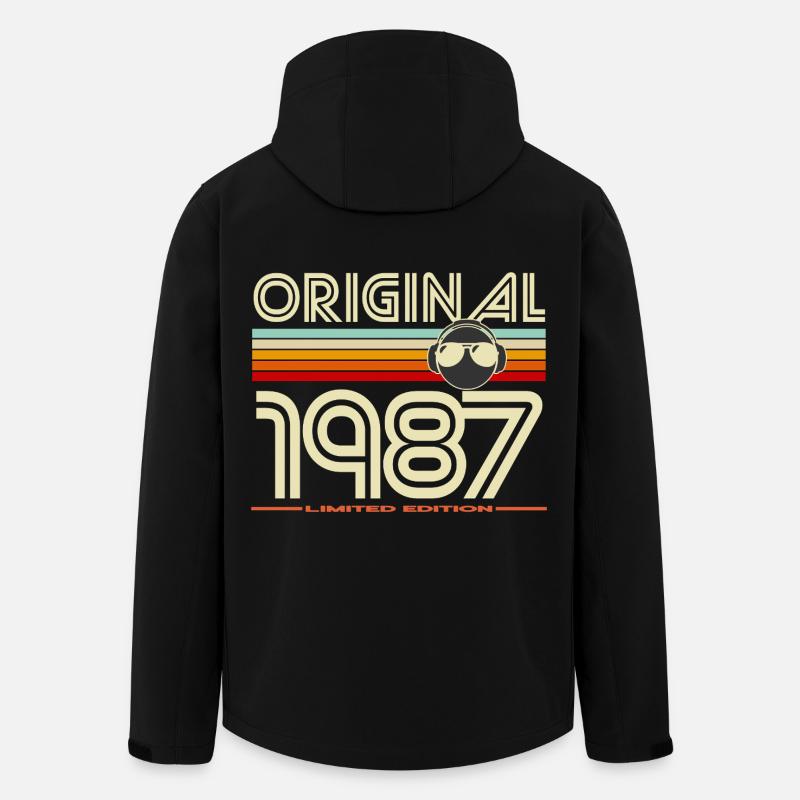 Original 1987 Limited Edition - Men’s Recycled Softshell Jacket by Stanley/Stella - black