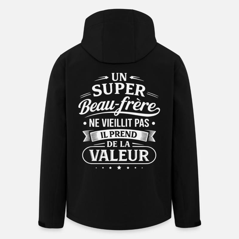 A great brother-in-law doesn't age - Men’s Recycled Softshell Jacket by Stanley/Stella - black