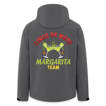 Cinco De Mayo Margarita Team - Recycelte Männer Softshell-Jacke von Stanley/Stella - Schwarz - Hinten - AI Model Male 185 light (185cm)