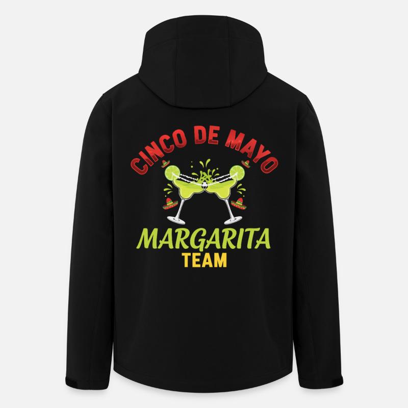 Cinco De Mayo Margarita Team - Men’s Recycled Softshell Jacket by Stanley/Stella - black
