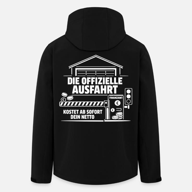 Die Garagen Ausfahrt Kostet Ab Sofort Dein Netto - Recycelte Männer Softshell-Jacke von Stanley/Stella - Schwarz