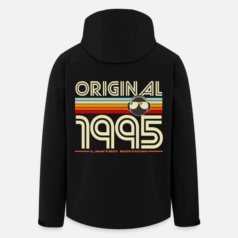 Original 1995 Édition limitée - Veste softshell homme en polyester recyclé Stanley/Stella - noir