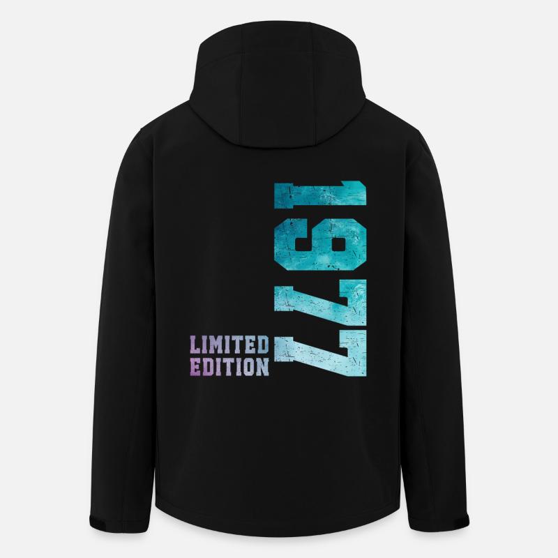 1977 Édition Limitée 49 ans anniversaire - Veste softshell homme en polyester recyclé Stanley/Stella - noir