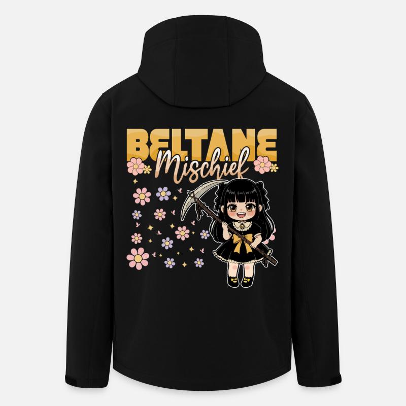 Beltane Mischief May Day Celebrations Paganism - Men’s Recycled Softshell Jacket by Stanley/Stella - black
